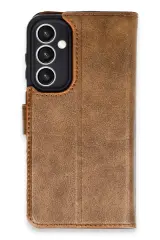 Newface Samsung Galaxy S23 FE Kılıf Trend S Plus Kapaklı Kılıf - Taba