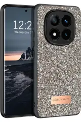 Onegif Xiaomi Redmi Note 14 Pro 4G Bright Simli Kapak - Gold