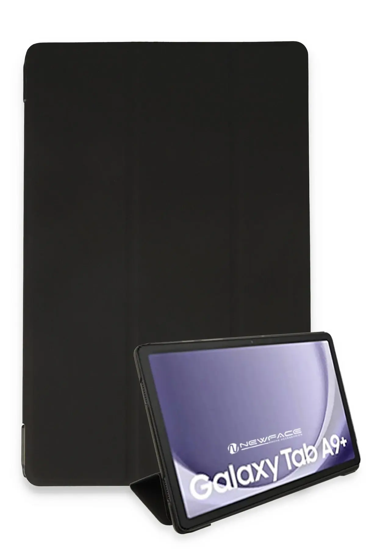 Newface Samsung Galaxy Tab A9 Plus Kılıf Tablet Smart Kılıf - Siyah
