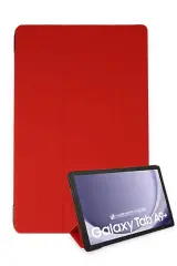 Newface Samsung Galaxy Tab A9 Plus Kılıf Tablet Smart Kılıf - Kırmızı