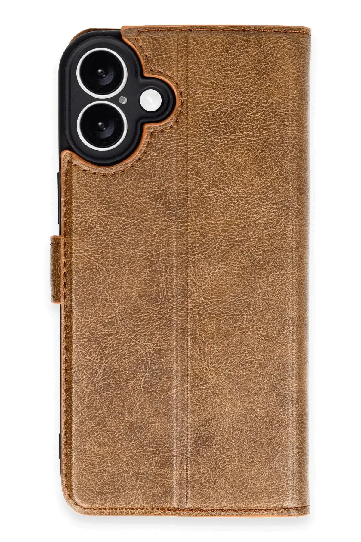 Newface iPhone 16 Plus Kılıf Trend S Plus Kapaklı Kılıf - Taba