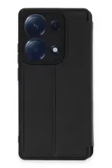Newface Xiaomi Redmi Note 13 Pro 4G Kılıf Flip Cover - Siyah