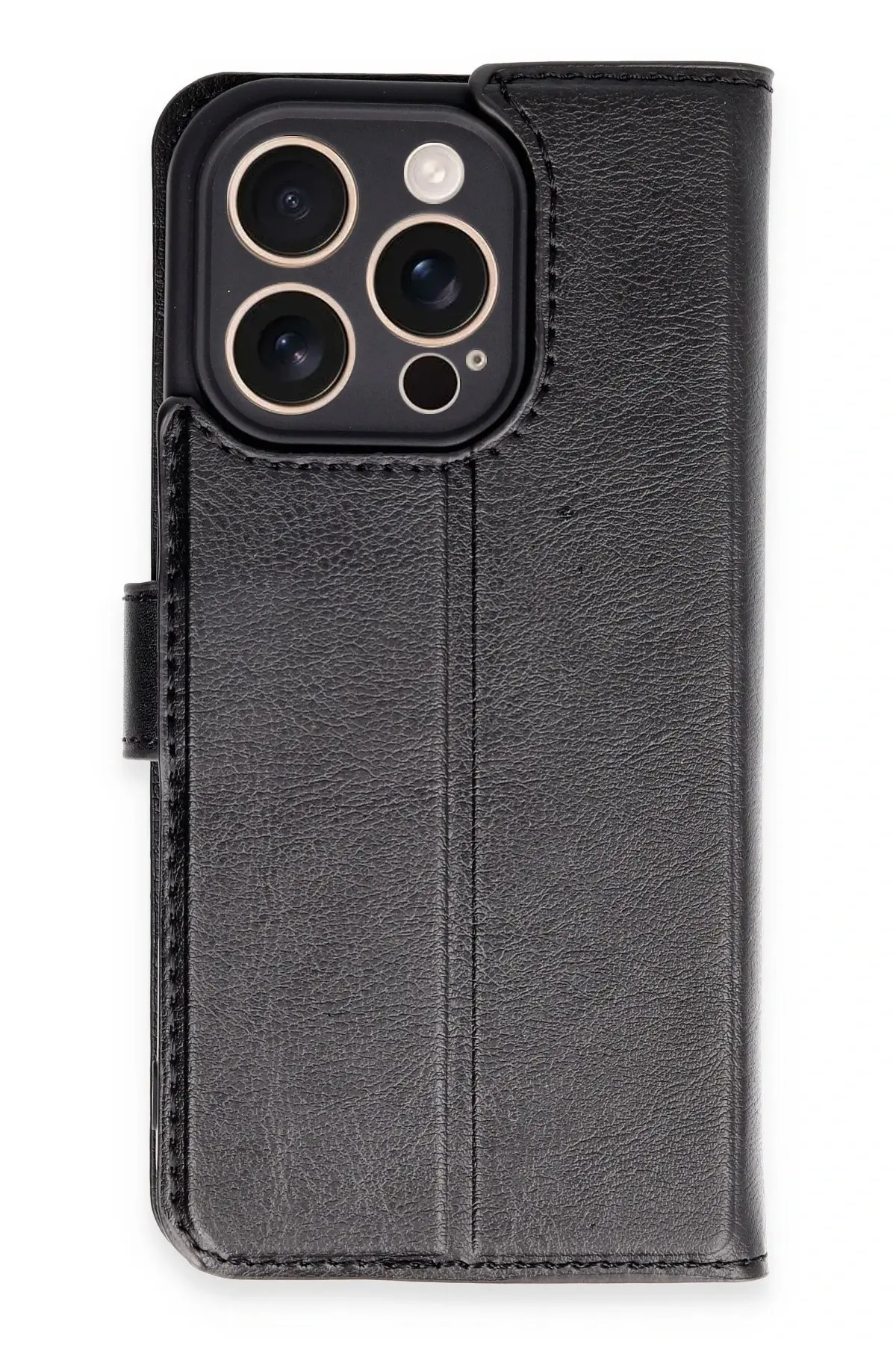 Newface iPhone 16 Pro Kılıf Trend S Plus Kapaklı Kılıf - Siyah