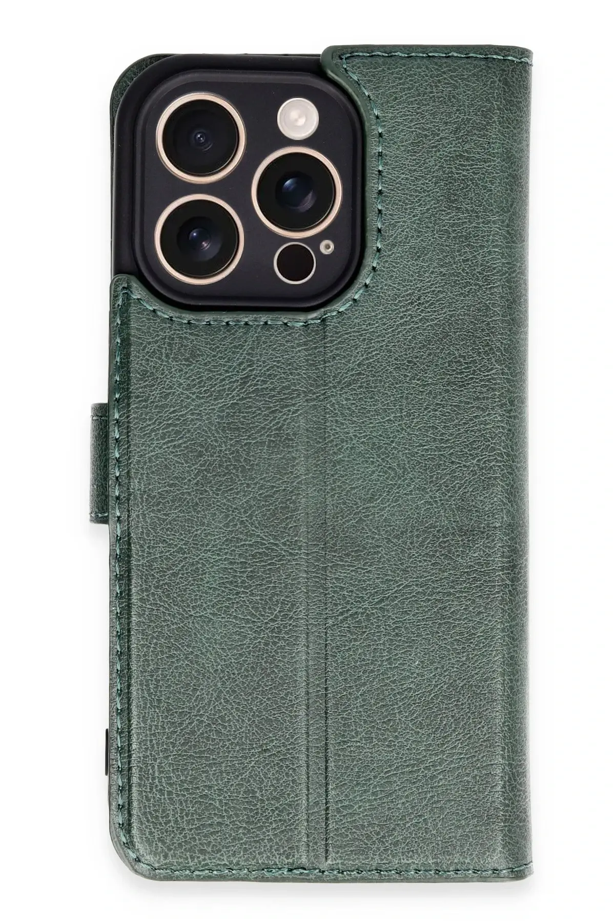 Newface iPhone 16 Pro Kılıf Trend S Plus Kapaklı Kılıf - Yeşil