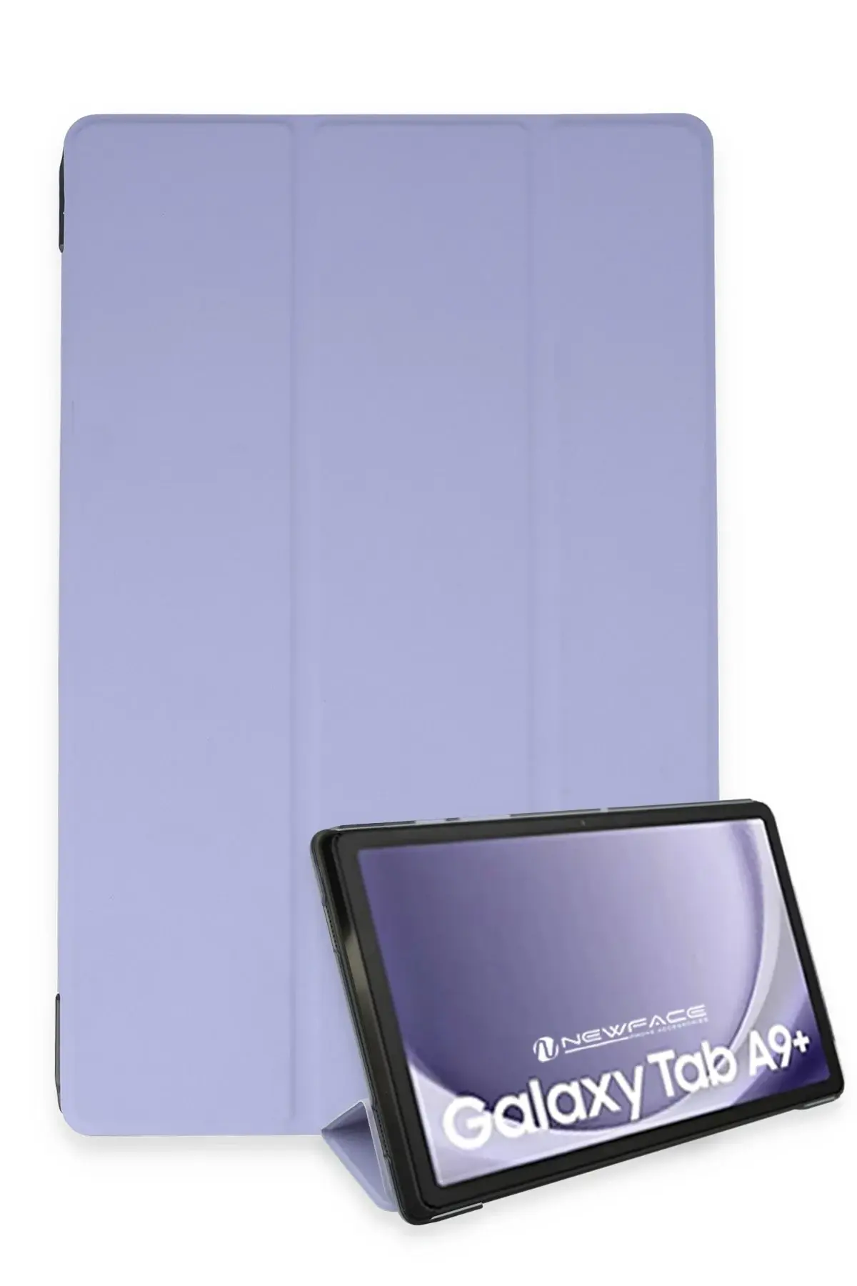 Newface Samsung Galaxy Tab A9 Plus Kılıf Tablet Smart Kılıf - Lila