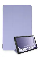 Newface Samsung Galaxy Tab A9 Plus Kılıf Tablet Smart Kılıf - Lila