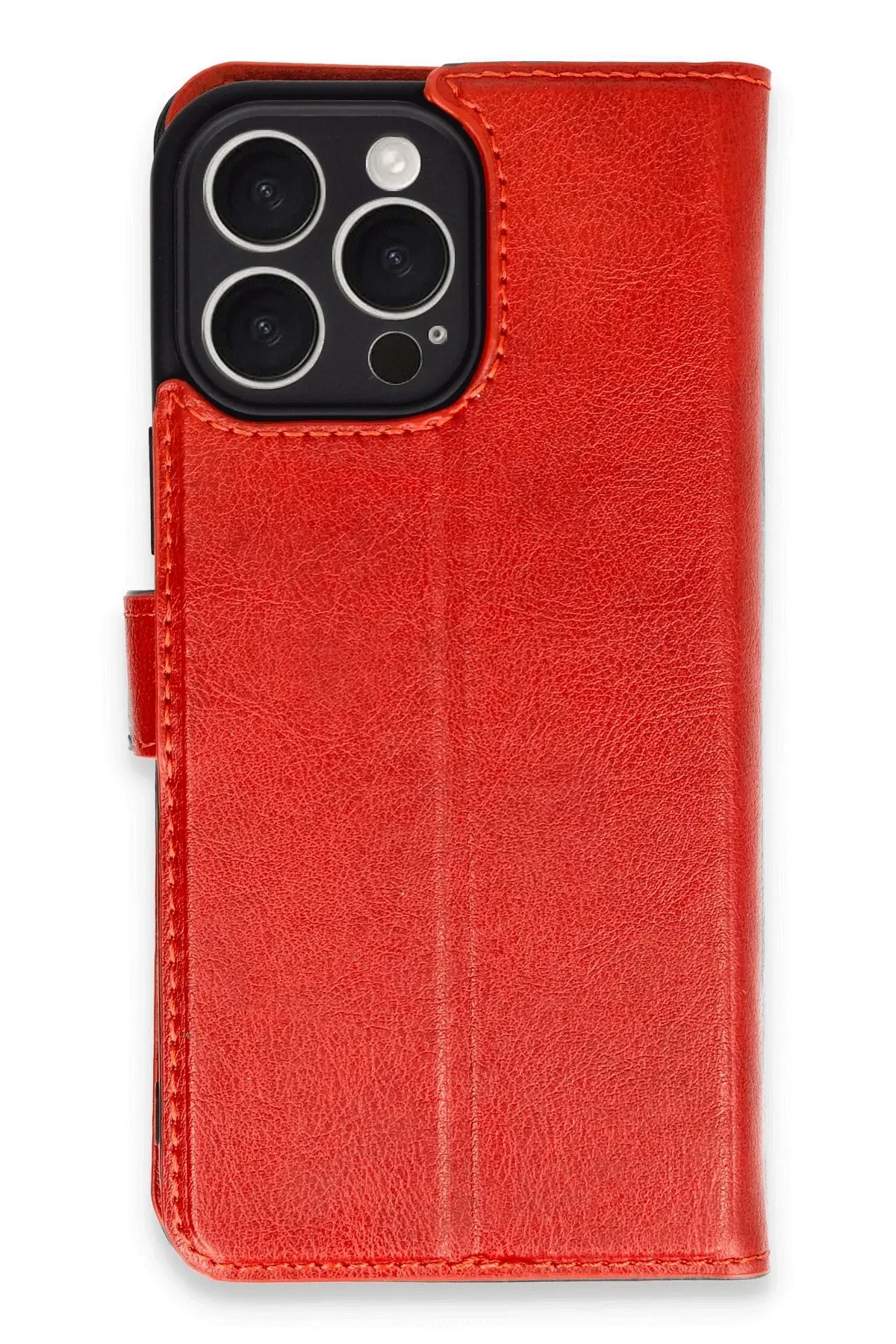 Newface iPhone 16 Pro Max Kılıf Trend S Plus Kapaklı Kılıf - Kırmızı