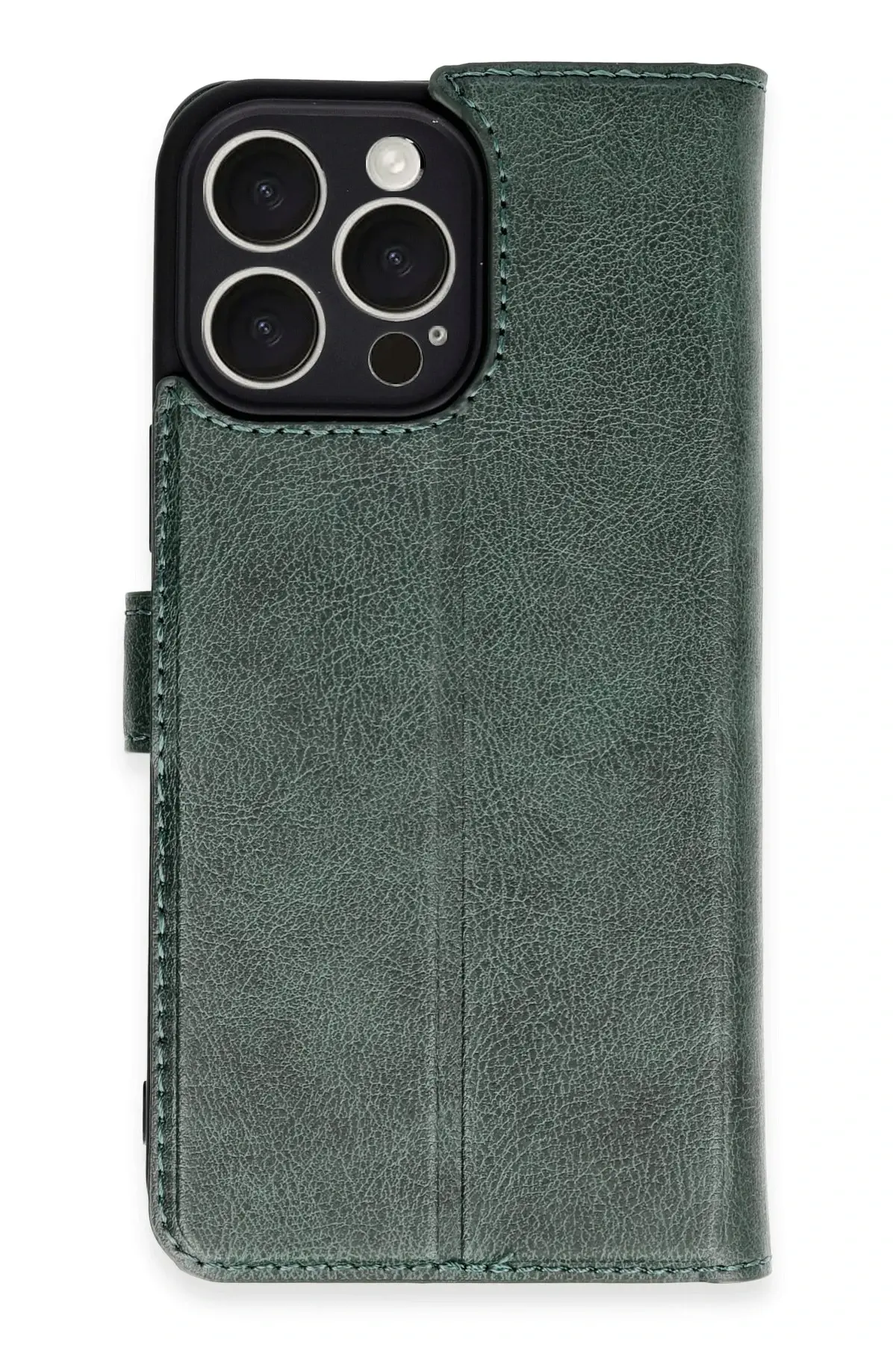 Newface iPhone 16 Pro Max Kılıf Trend S Plus Kapaklı Kılıf - Yeşil