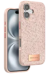 Onegif iPhone 16 Plus Bright Simli Kapak - Pembe