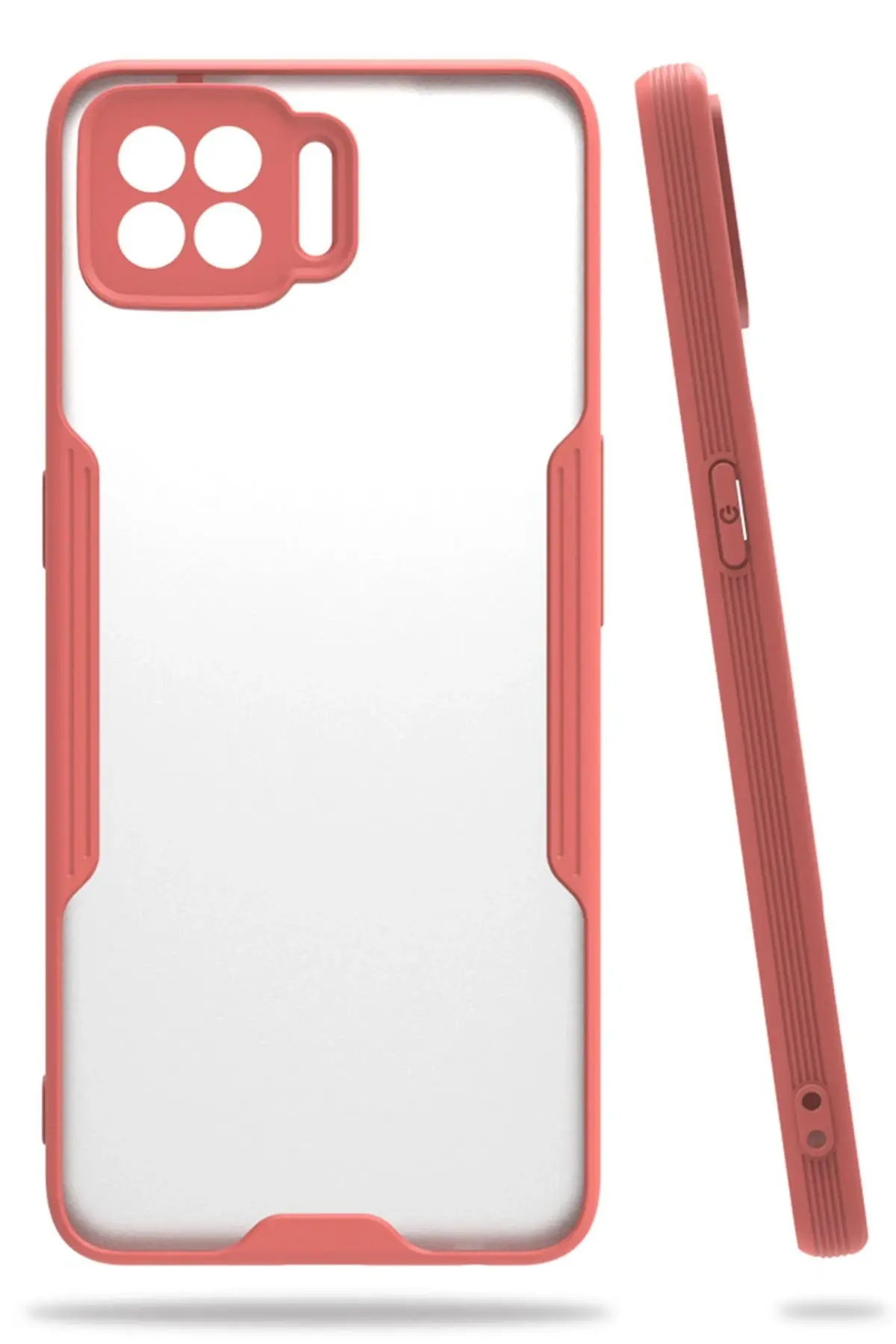 Newface Oppo A73 Kılıf Platin Silikon - Pembe