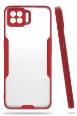 Newface Oppo A73 Kılıf Platin Silikon - Kırmızı