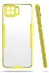 Newface Oppo A73 Kılıf Platin Silikon - Sarı