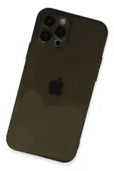 Newface iPhone 12 Pro Kılıf Fly Lens Silikon - Siyah