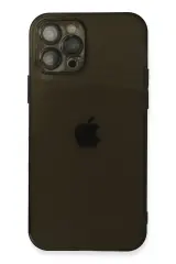 Newface iPhone 12 Pro Kılıf Fly Lens Silikon - Siyah