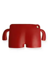 Newface Samsung Galaxy Tab A9 Plus Kılıf Karakter Tablet Silikon - Kırmızı