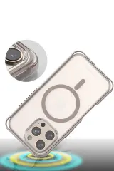 Onegif Apple iPhone 15 Hulk Magsafe Kapak - Beyaz