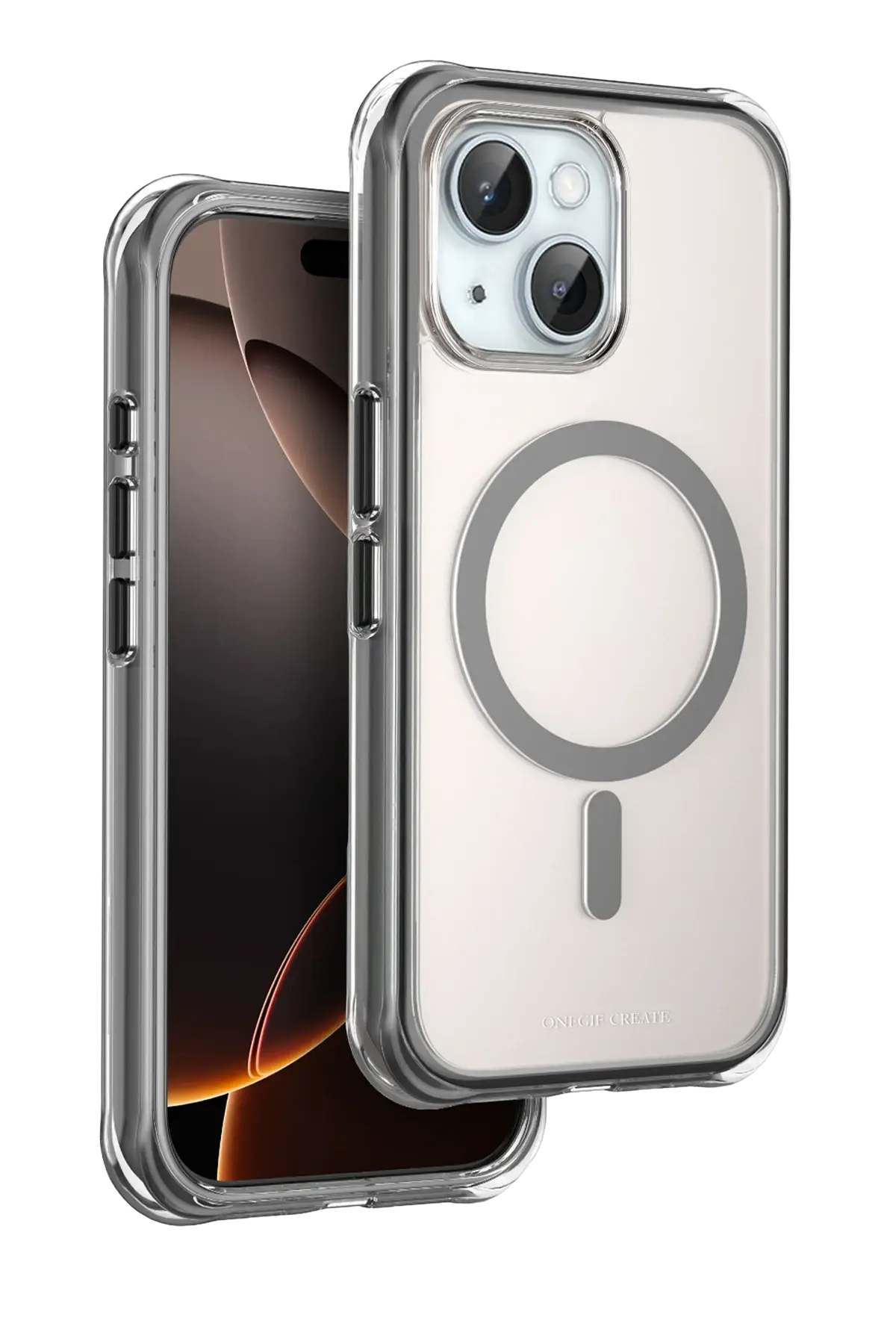 Onegif Apple iPhone 15 Hulk Magsafe Kapak - Siyah