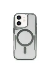 Newface iPhone 11 Kılıf Boyi Magsafe Silikon Kapak - Yeşil