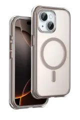 Onegif Apple iPhone 15 Hulk Magsafe Kapak - Çöl Titanyum