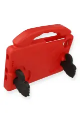 Newface Samsung Galaxy T870 Tab S7 11 Kılıf Like Stantlı Tablet Silikon - Kırmızı