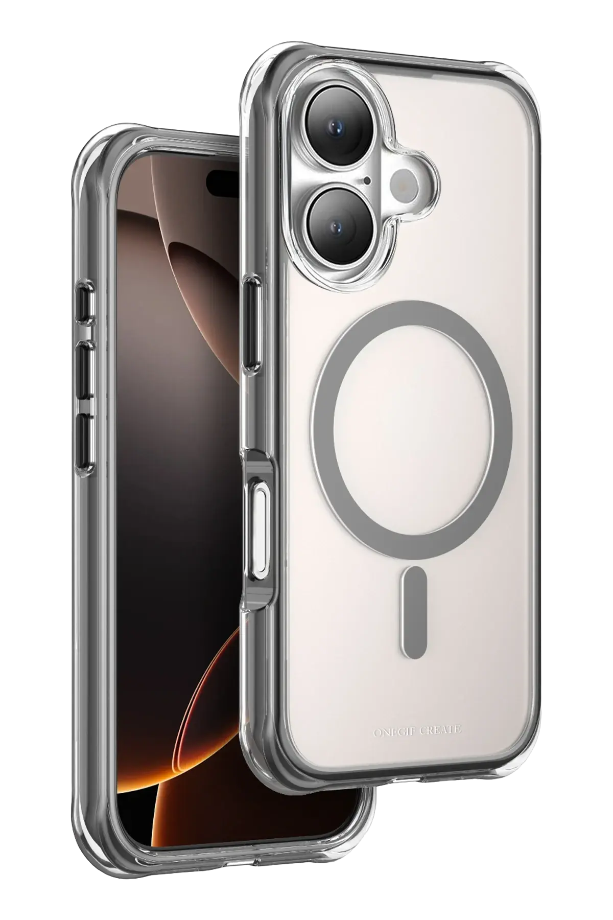 Onegif Apple iPhone 16 Hulk Magsafe Kapak - Siyah