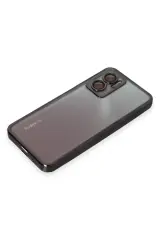 Newface Xiaomi Redmi Note 11E Kılıf Razer Lensli Silikon - Siyah
