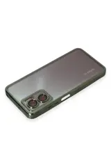 Newface Xiaomi Redmi Note 11E Kılıf Razer Lensli Silikon - Yeşil