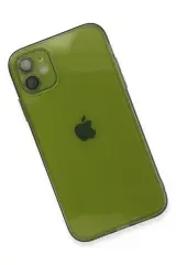 Newface iPhone 12 Kılıf Fly Lens Silikon - Yeşil