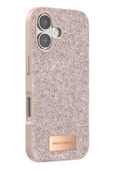 Onegif Apple iPhone 17 Bright Simli Kapak - Pembe