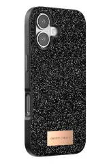 Onegif Apple iPhone 17 Bright Simli Kapak - Siyah