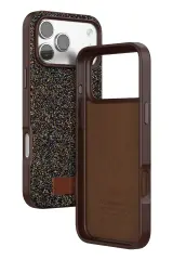 Onegif Apple iPhone 17 Pro Bright Simli Kapak - Gold