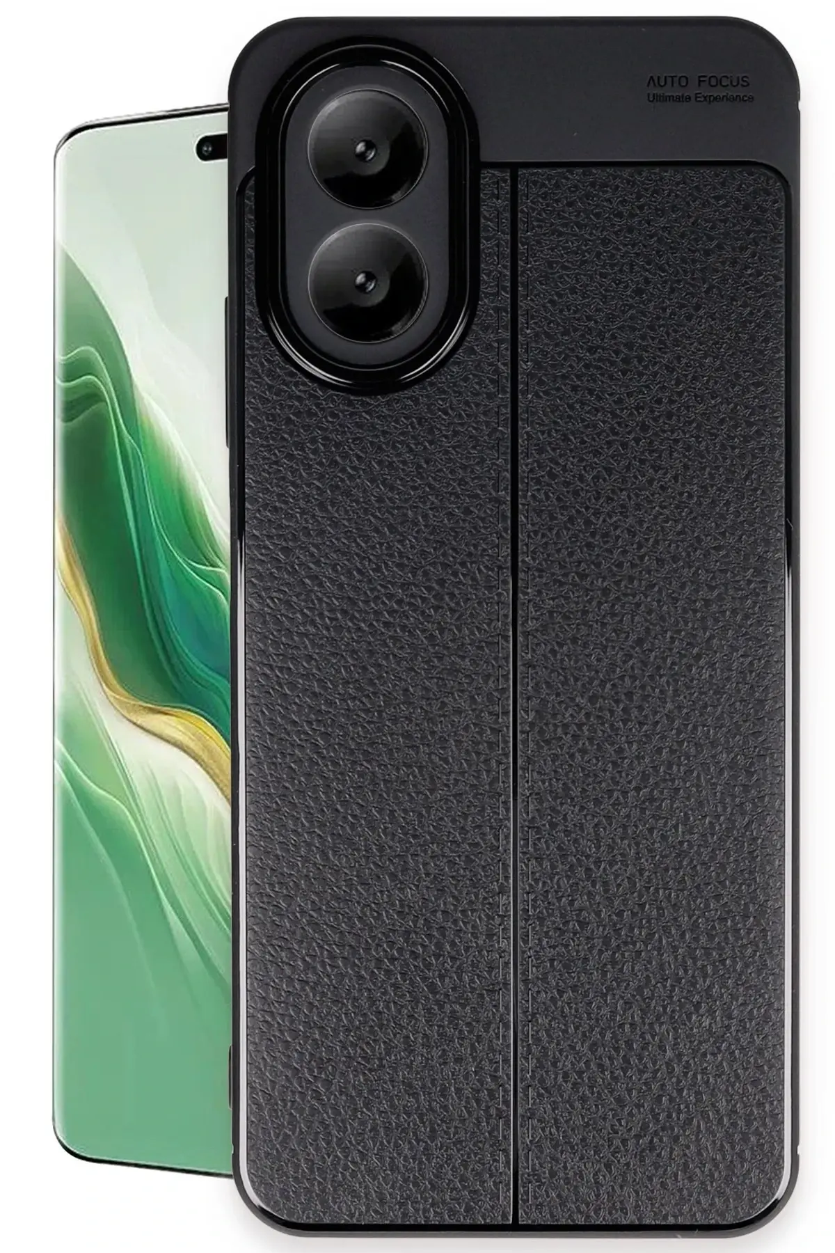 Newface Oppo A38 Kılıf Auto Focus Kapak - Siyah