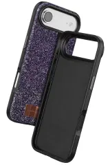 Onegif Apple iPhone 17 Air Bright Simli Kapak - Derin Mor