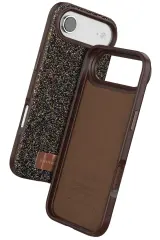 Onegif Apple iPhone 17 Air Bright Simli Kapak - Gold