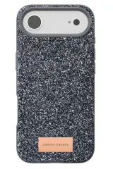 Onegif Apple iPhone 17 Air Bright Simli Kapak - Gümüş