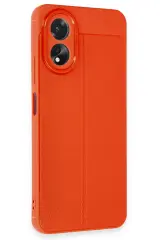 Newface Oppo A38 Kılıf Auto Focus Kapak - Kırmızı