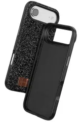 Onegif Apple iPhone 17 Air Bright Simli Kapak - Siyah