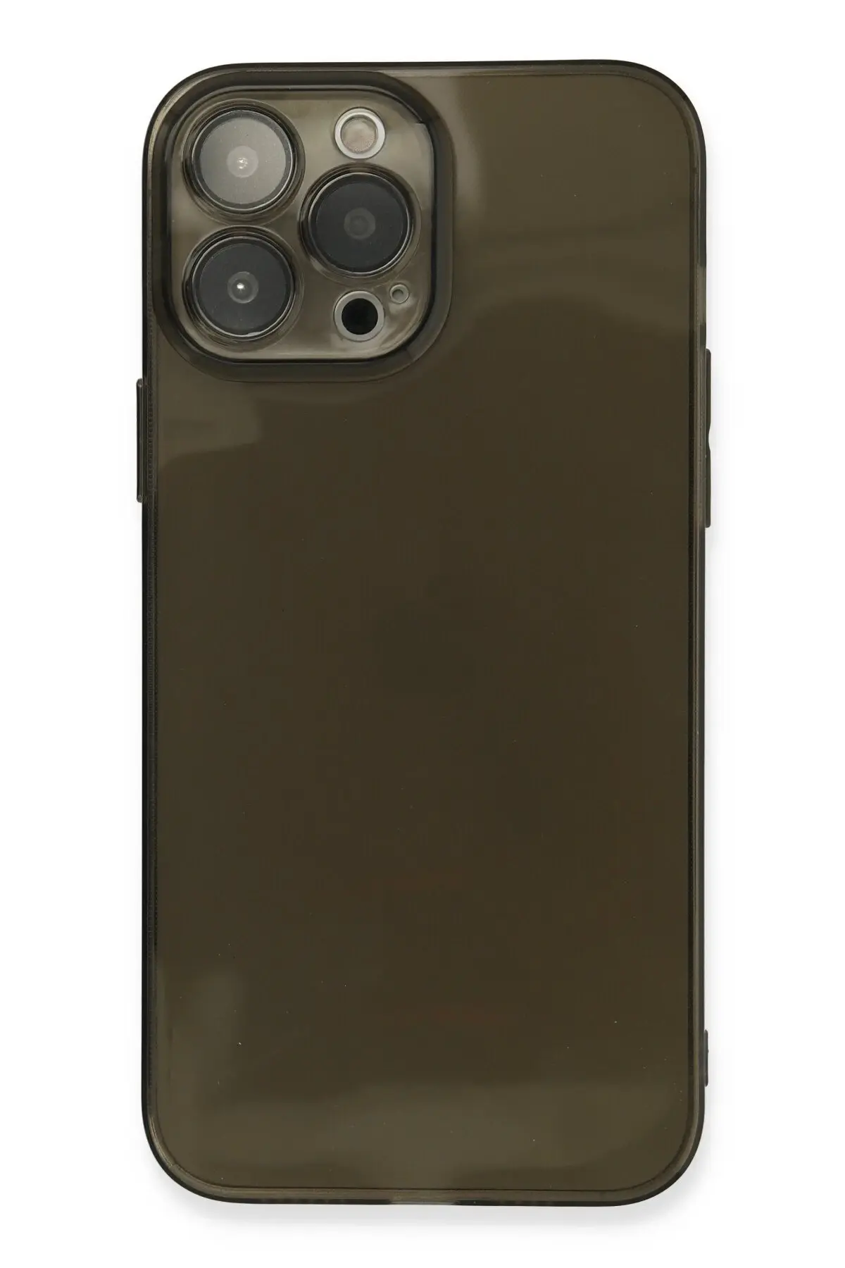 Newface iPhone 13 Pro Kılıf Fly Lens Silikon - Siyah