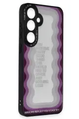 Newface Samsung Galaxy S24 Plus Kılıf Mirror Desenli Kapak - Mirror - 5