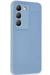 Newface Vivo V30 Lite 4G Kılıf Auto Focus Kapak - Mavi