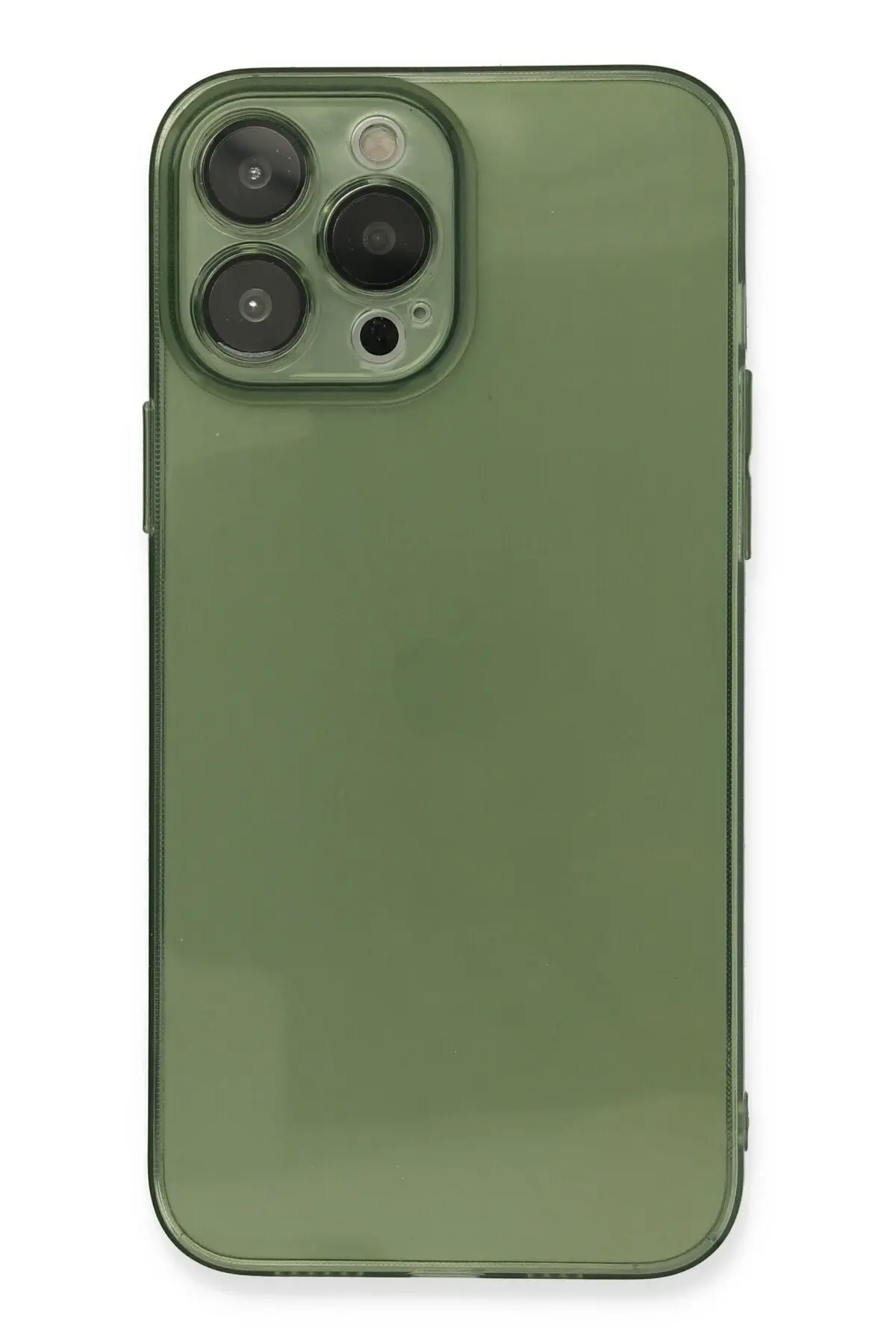 Newface iPhone 13 Pro Kılıf Fly Lens Silikon - Yeşil