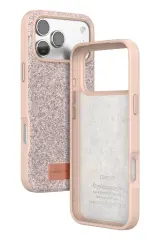 Onegif Apple iPhone 17 Pro Max Bright Simli Kapak - Pembe