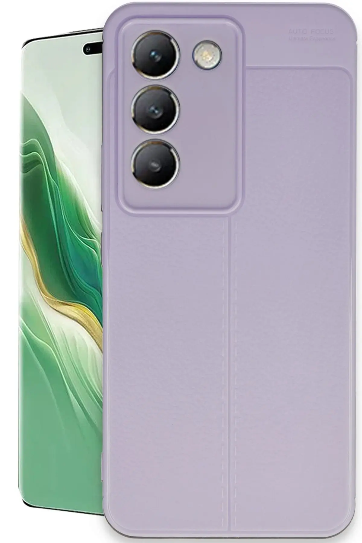 Newface Vivo V30 Lite 4G Kılıf Auto Focus Kapak - Lila