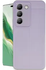 Newface Vivo V30 Lite 4G Kılıf Auto Focus Kapak - Lila