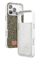 Onegif Apple iPhone 17 Pro Max Bright Simli Kapak - Çöl Titanyum