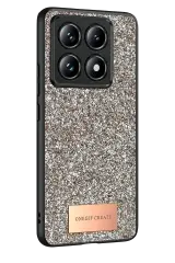 Onegif Xiaomi Mi 14T Pro Bright Simli Kapak - Gold