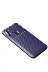 Newface Samsung Galaxy A11 Kılıf Auto Focus Karbon Kapak - Lacivert