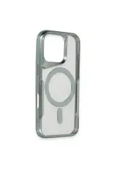 Newface iPhone 16 Kılıf Boyi Magsafe Silikon Kapak - Siyah