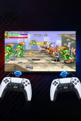 Newface Y5 64GB Android Dual Pad 4K Game Stick - Beyaz