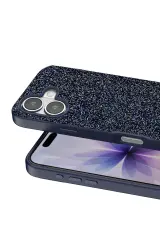 Onegif Apple iPhone 17 Bright Simli Kapak - Mavi